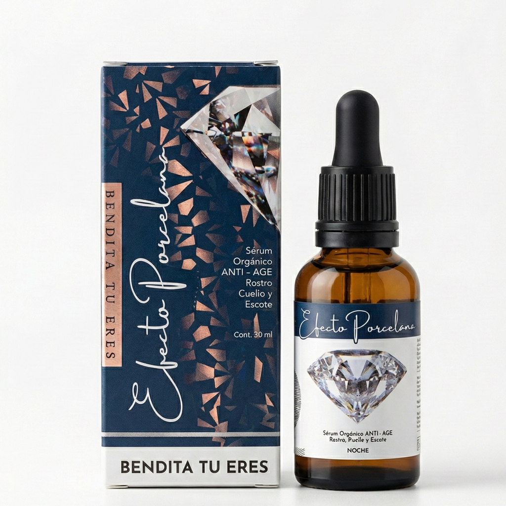 Sérum Efecto Porcelana  Noche BENDITA TÚ ERES