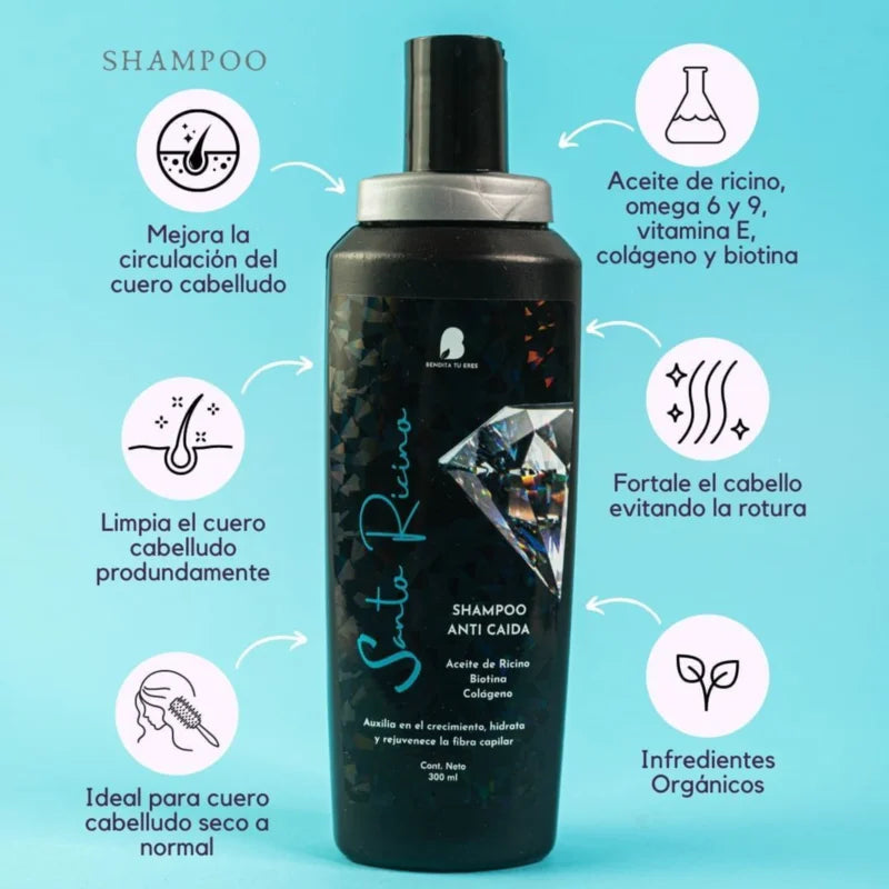 Shampoo Santo Ricino BENDITA TÚ ERES