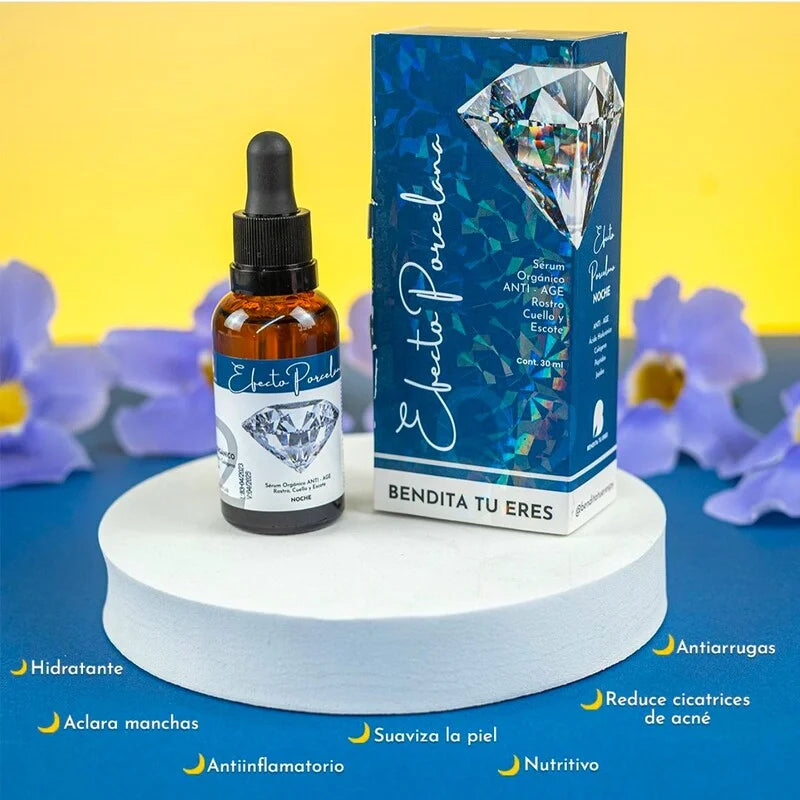 Sérum Efecto Porcelana  Noche BENDITA TÚ ERES