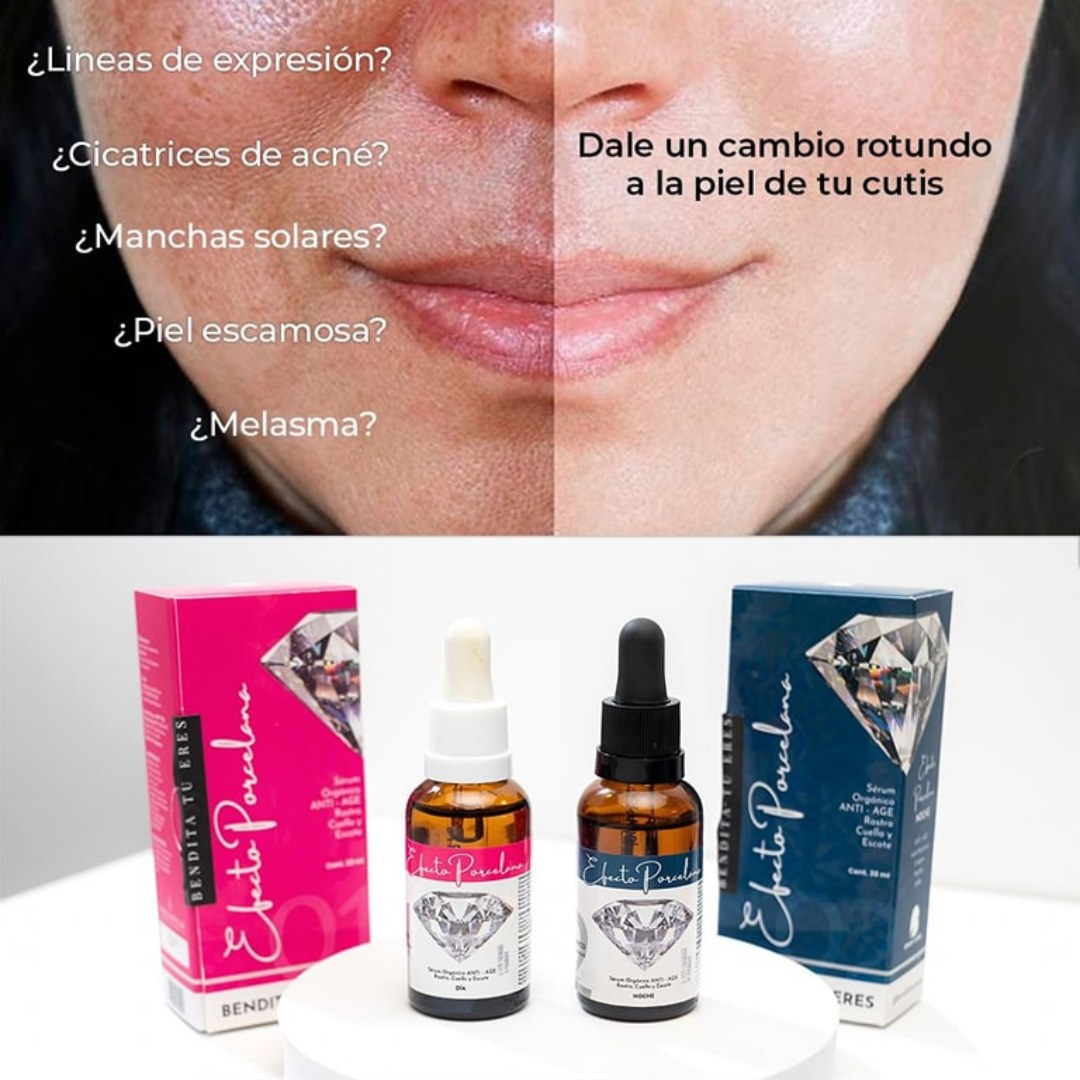 KIT COMPLETO EFECTO PORCELANA – PIEL LUMINOSA EN 2 SEMANAS