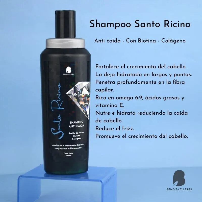 Shampoo Santo Ricino BENDITA TÚ ERES