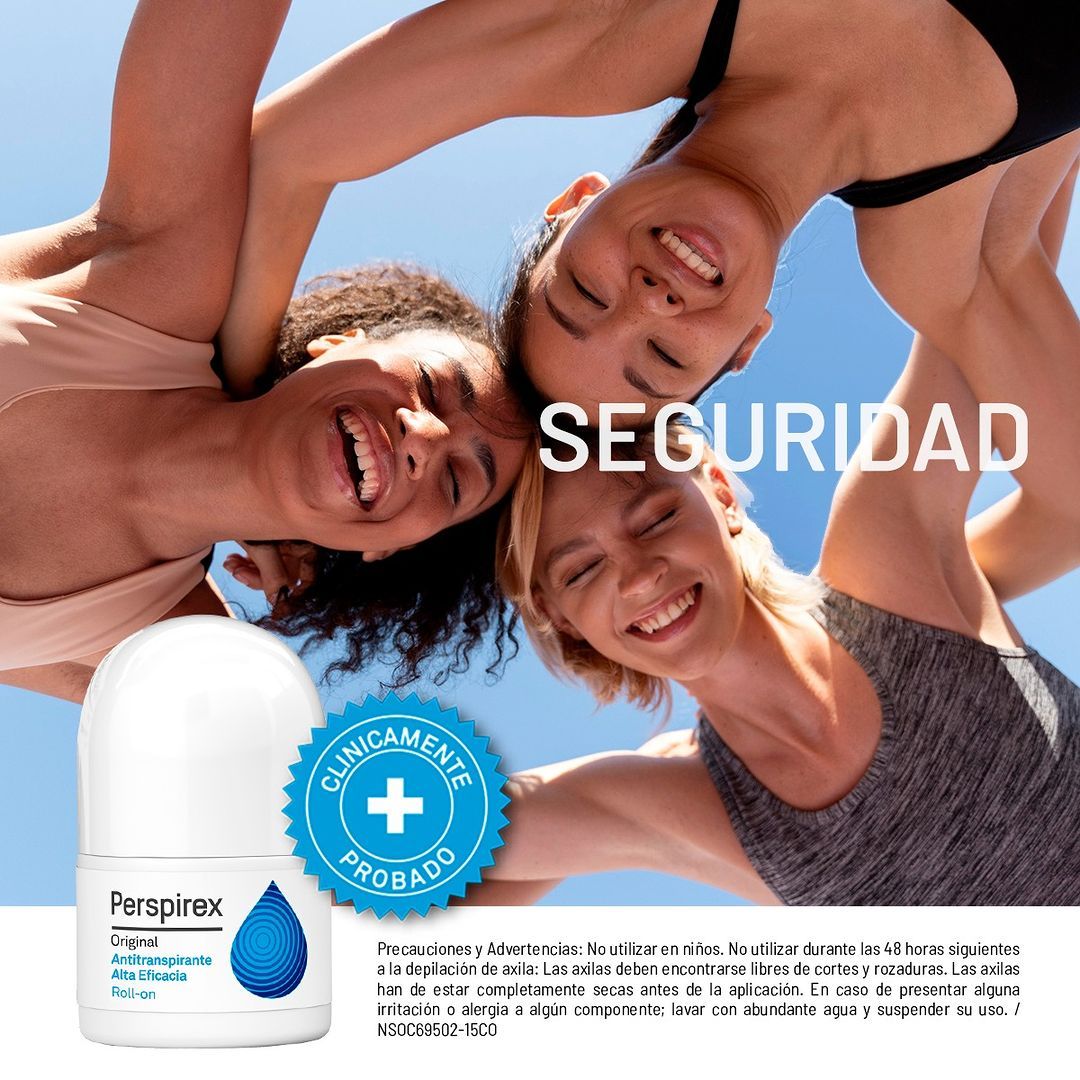 ANTITRANSPIRANTE - PERSPIREX ANTISUDORACIÓN , 3 NIVELES DE PROTECCIÓN.