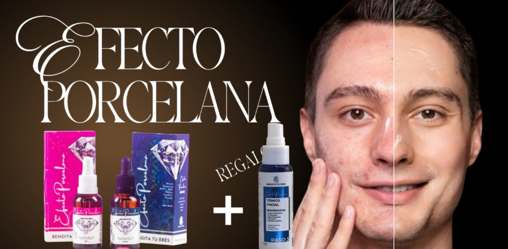 KIT EFECTO PORCELANA + TONICO DE NIACINAMIDA DE REGALO