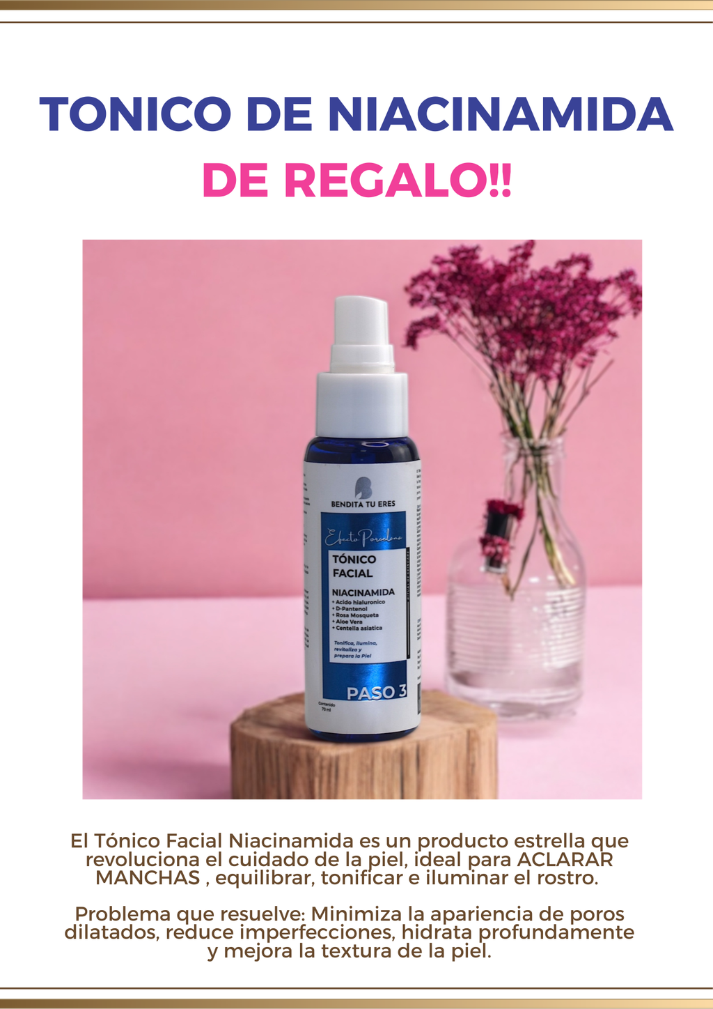 KIT EFECTO PORCELANA + TONICO DE NIACINAMIDA DE REGALO