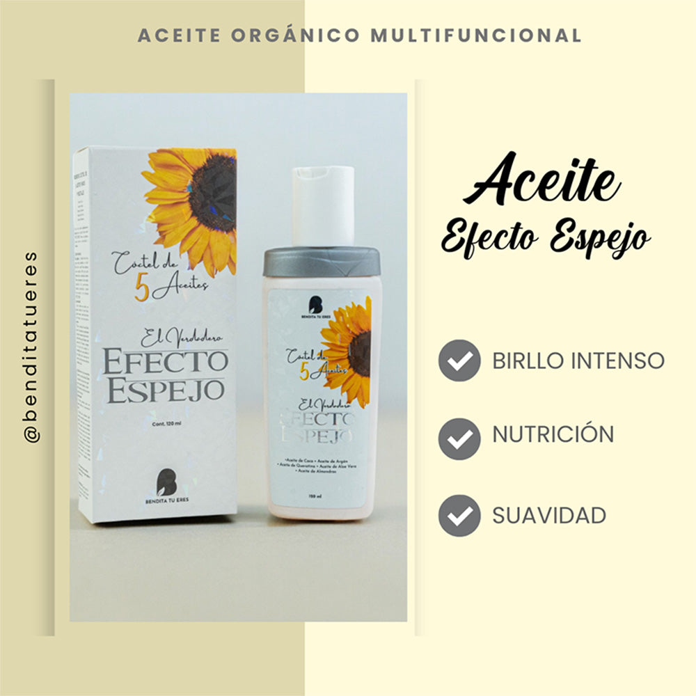 Aceite Efecto Espejo BENDITA TÚ ERES