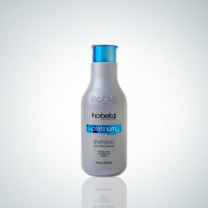 SHAMPOO MATIZADOR PARA CABELLOS RUBIOS Y PLATEADOS - HOBETY PLATINUM PLUS
