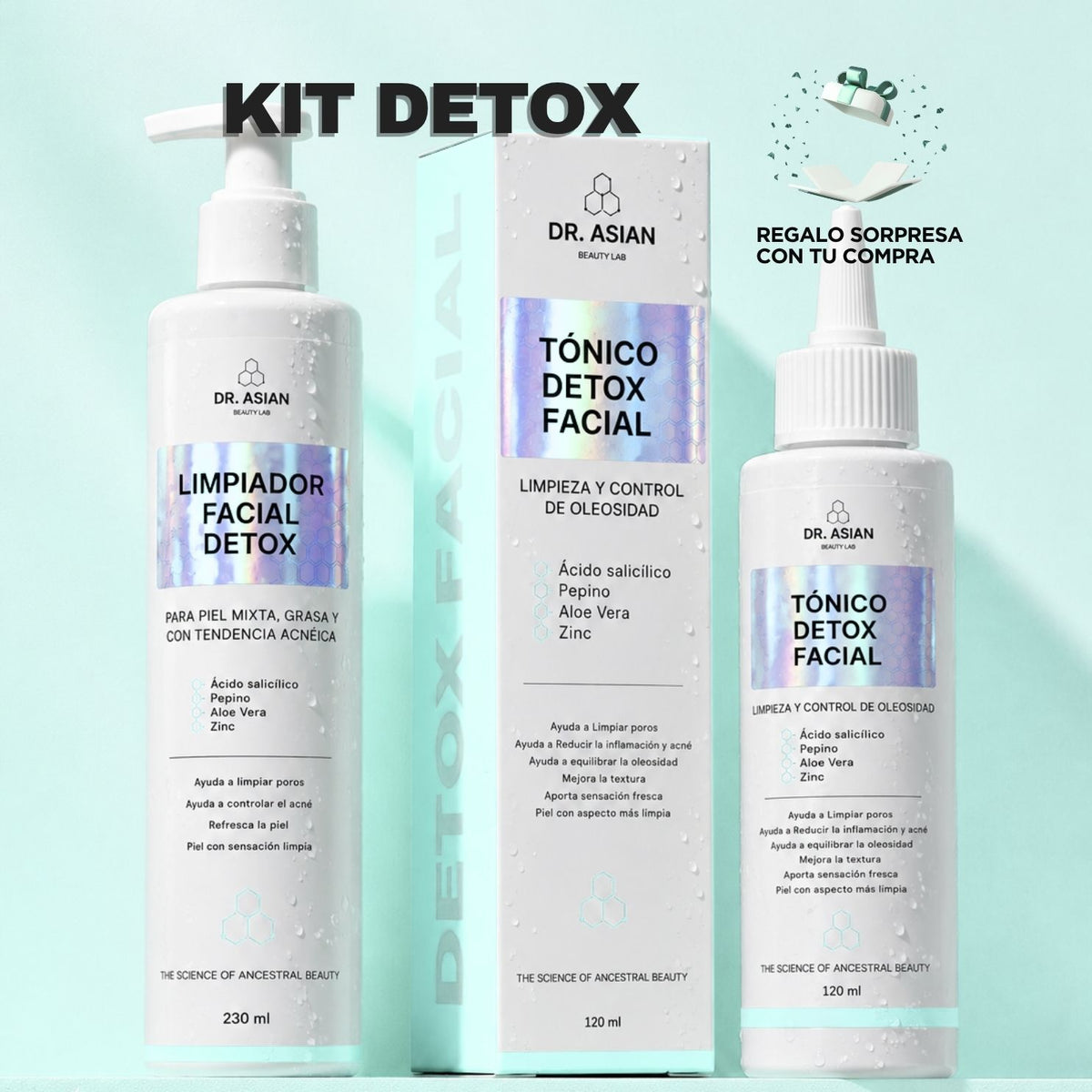 KIT· CARA LIMPIA — Acné y puntos negros