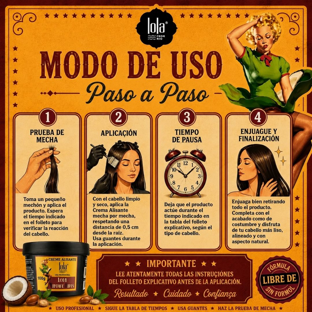 LOLA CREMA ALISANTE VINTAGE GIRLS X 100 GR