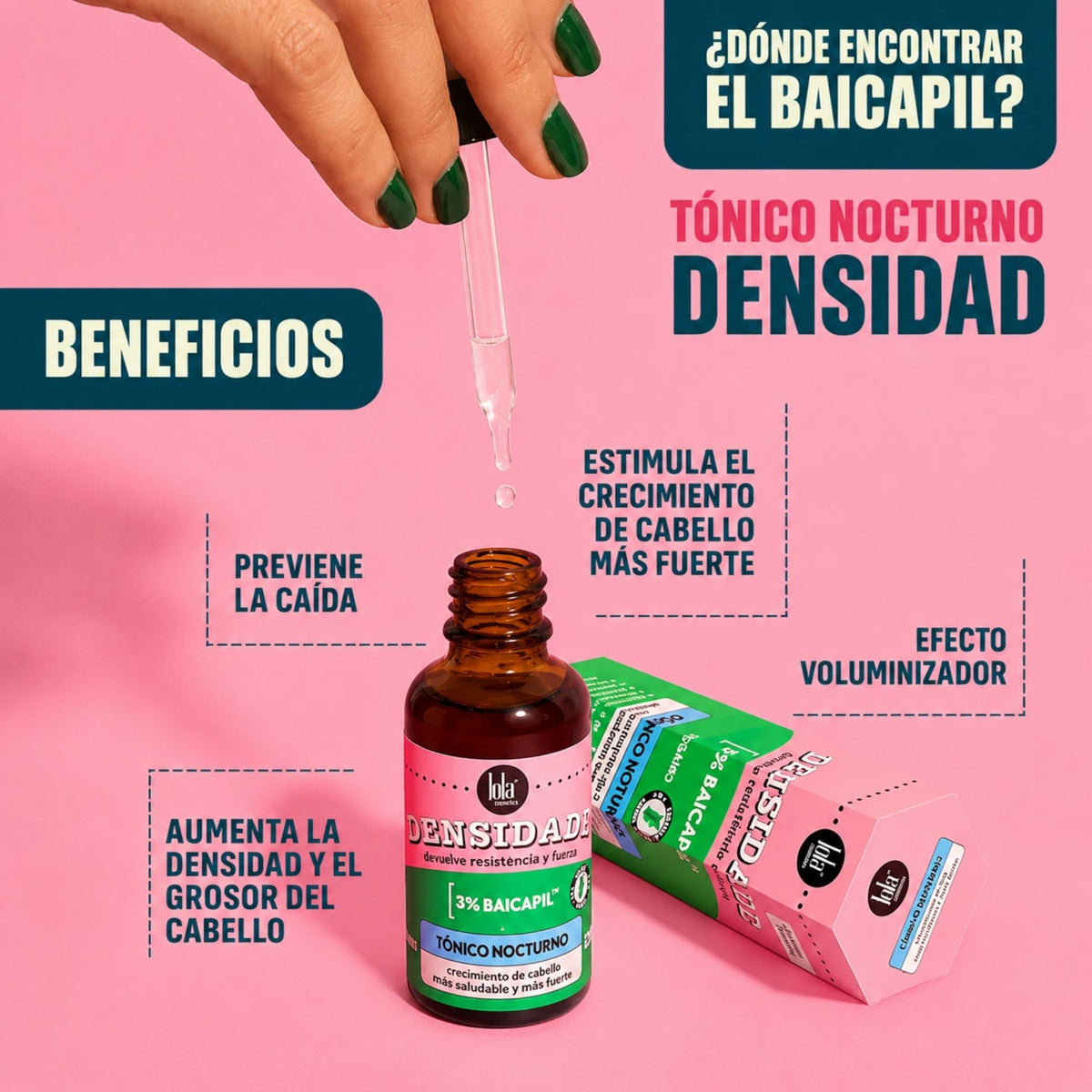 Lola Densidade Tonico Capilar Noturno 25 ml