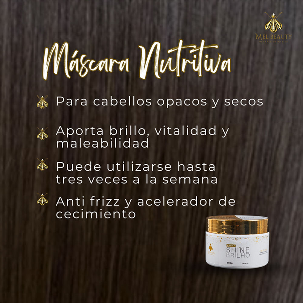 Máscara de Brillo Mel Beauty