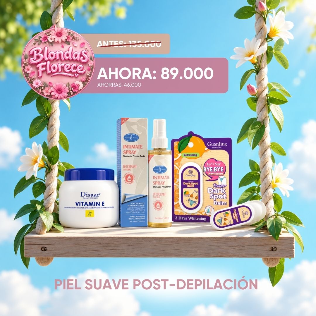 Kit Nuevo B — Piel Suave Post-Depilación (Combo Primavera) Combo Primavera