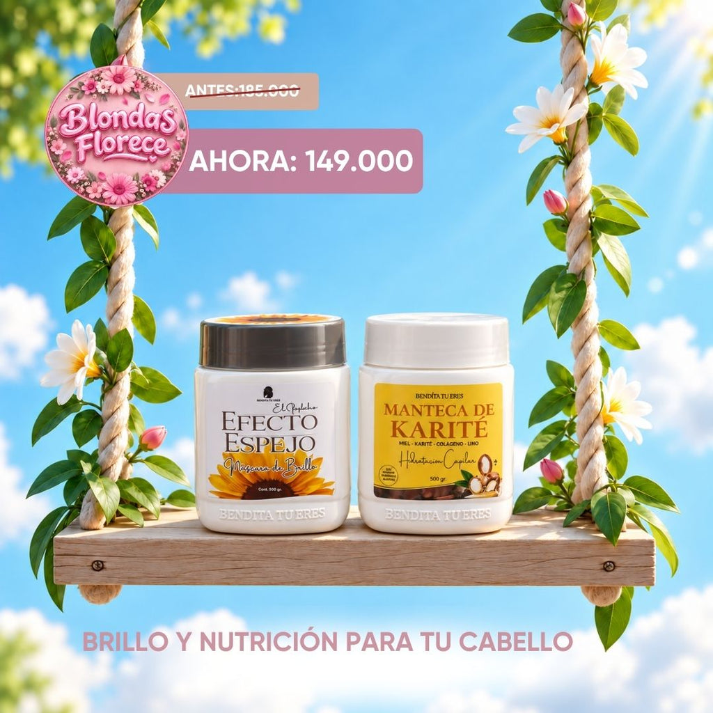 Combo Máscara Efecto Espejo + Manteca de Karité - Última Promo Primavera