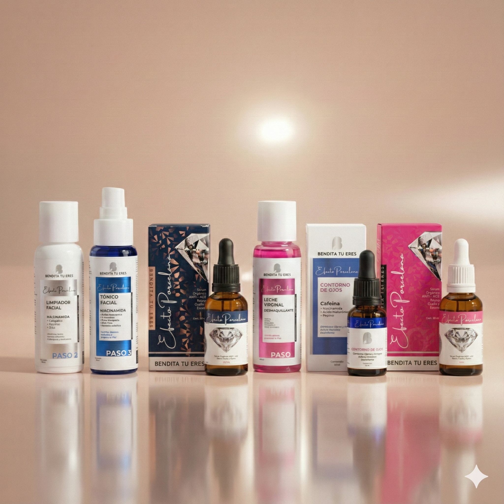 RITUAL EFECTO PORCELANA  6 PASOS TRAVEL – PIEL LUMINOSA EN 2 SEMANAS