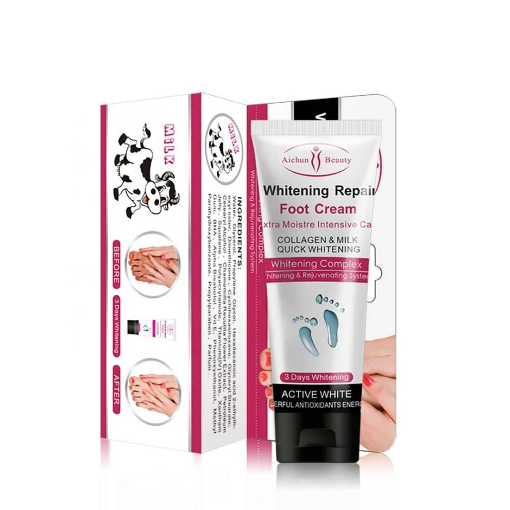 Aichun Beauty Whitening Repair Foot Cream Fras 100 gr - Blondas Cosmeticos | Blondas Paraguay