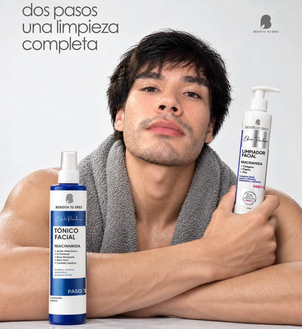 Bendita tu eres Efecto Porcelana Limpiador Facial 230 ml