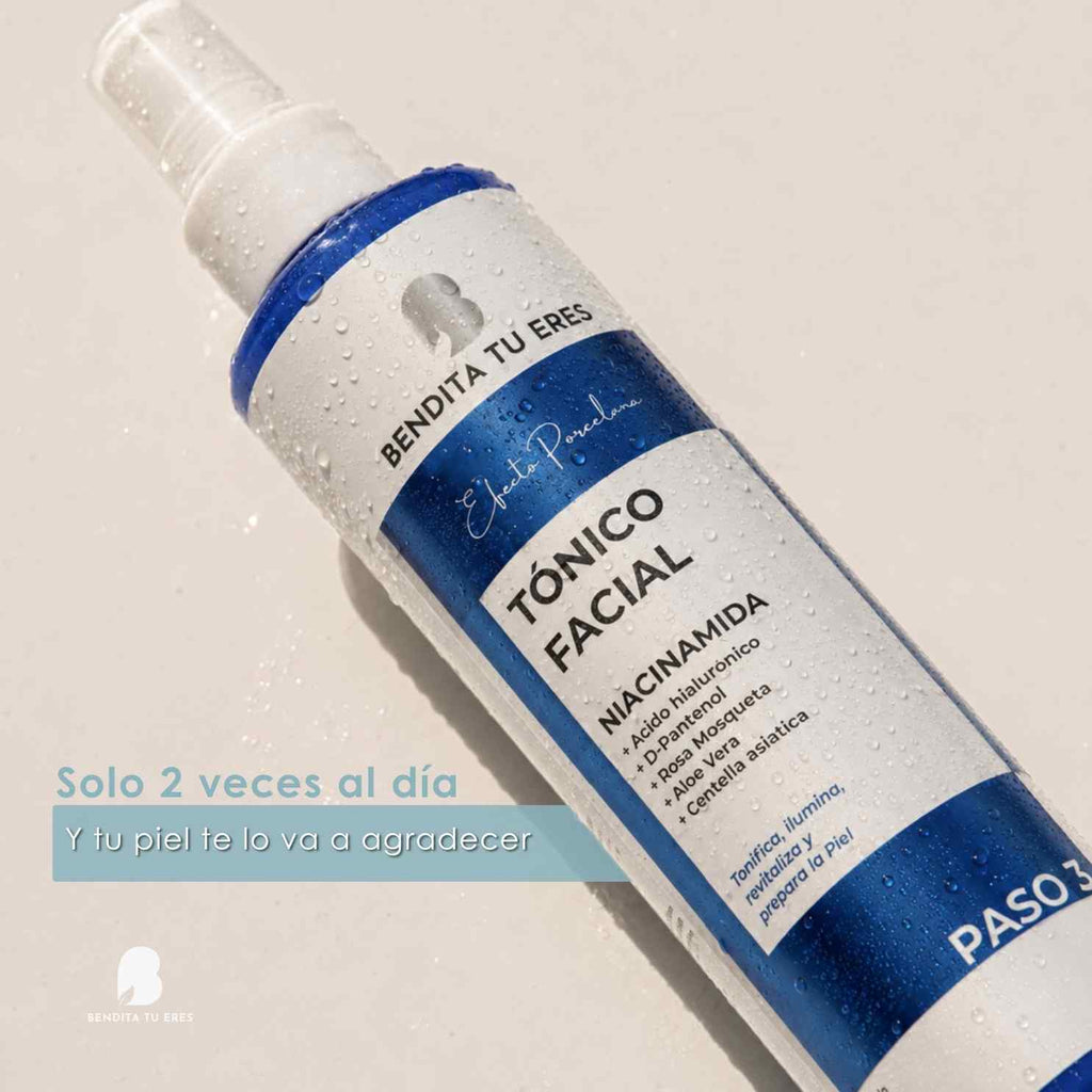 Bendita tu eres Efecto Porcelana Tónico Facial Niacinamida 230 ml - Bendita Tu Eres | Blondas Paraguay