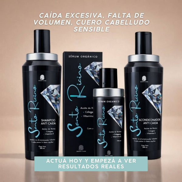 Bendita Tu Eres Kit Kit Tratamiento Anticaída Santo Ricino