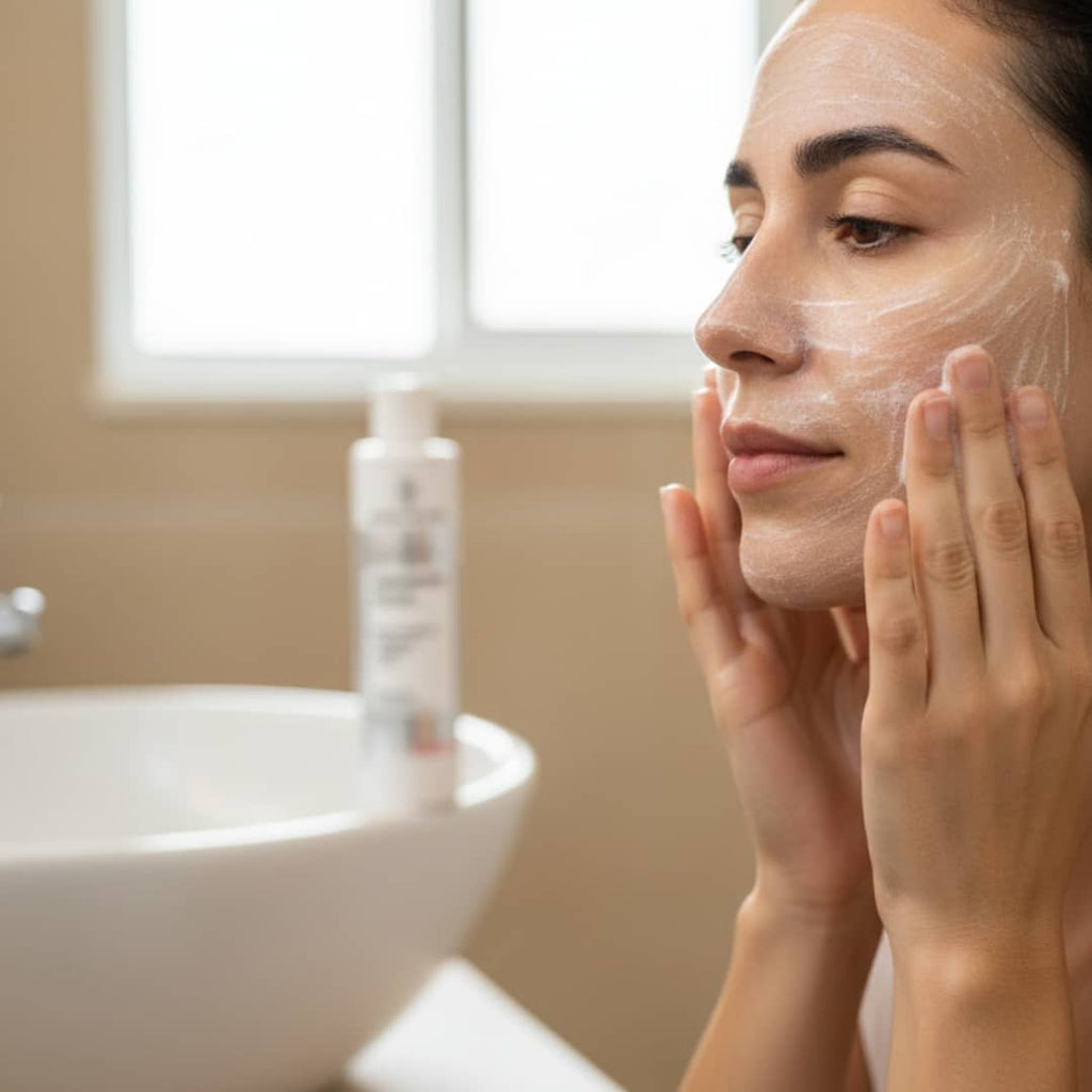 Bendita Tu Eres Limpiador Facial Niacinamida 230 ml - Kit Efecto Porcelana – Ritual Completo de 6 Pasos • Piel Luminosa en 7 Días