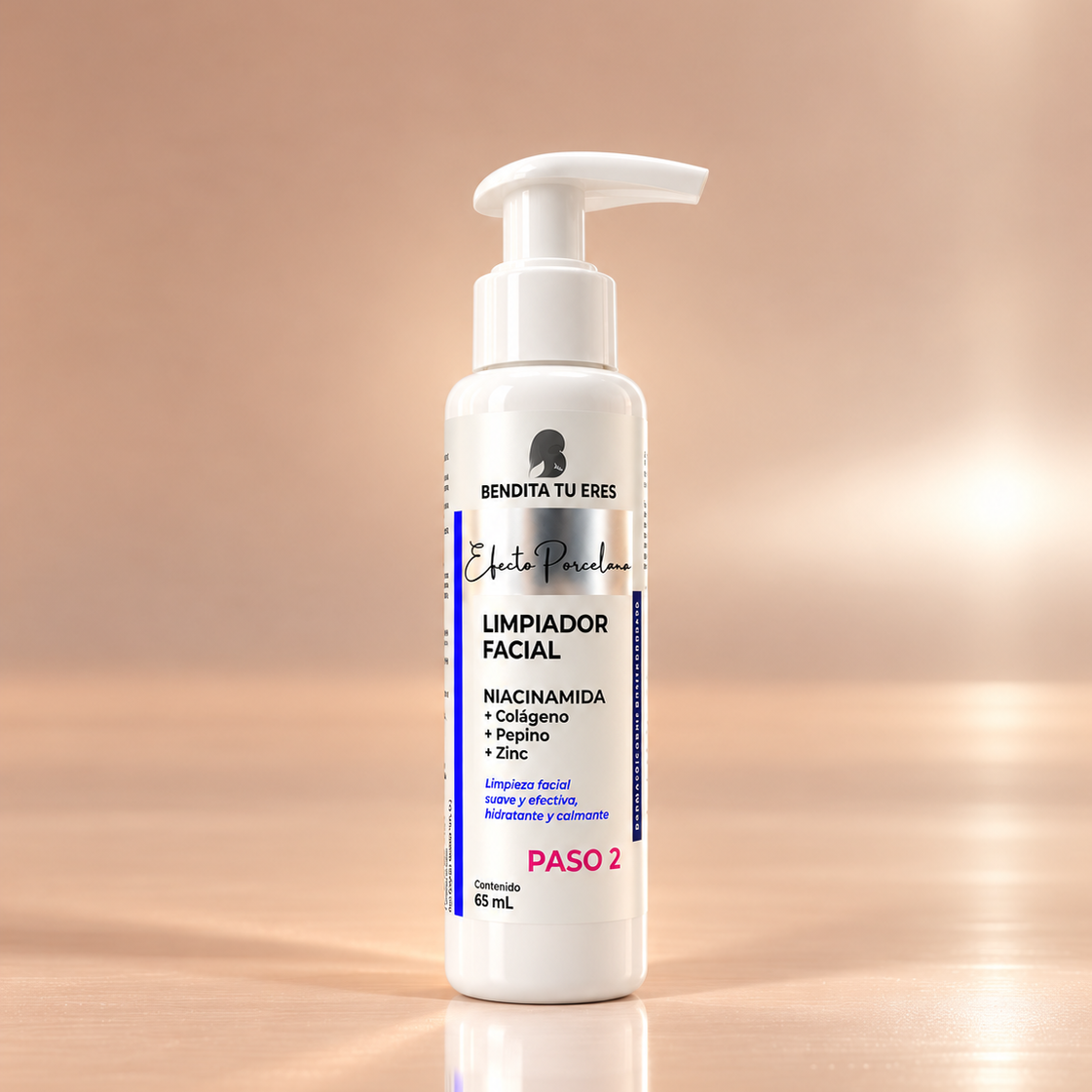 Bendita tu eres Efecto Porcelana Limpiador Facial 230 ml