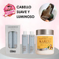 Kit Cabello Suave y Luminoso · L'essence Bomba de Crecimiento + Manteca de Karité 500gr — 2 productos