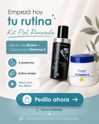 CHAU ESTRIAS - Sérum de Ricino + Crema con Vitamina E - Blondas Cosmeticos | Blondas Paraguay
