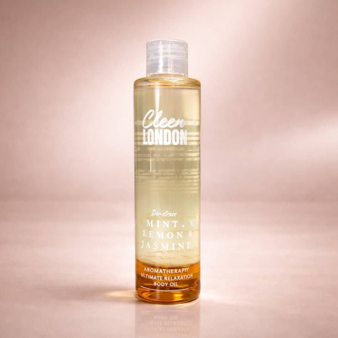 Clee London Tratamiento Corporal Aceite Corporal Relajante (Menta, Limón & Jazmín) - Cleen London