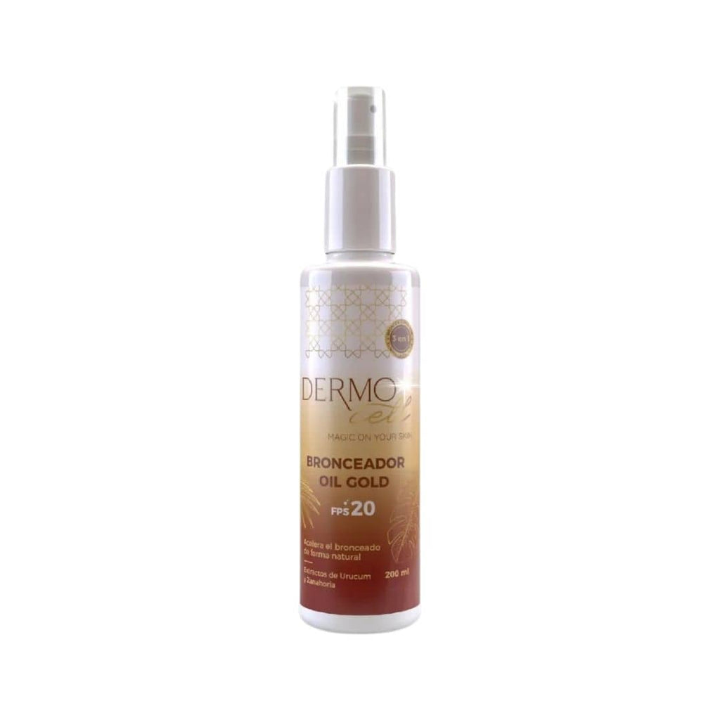 Bronceador Oil Gold FPS 20 Dermocell 200 ml