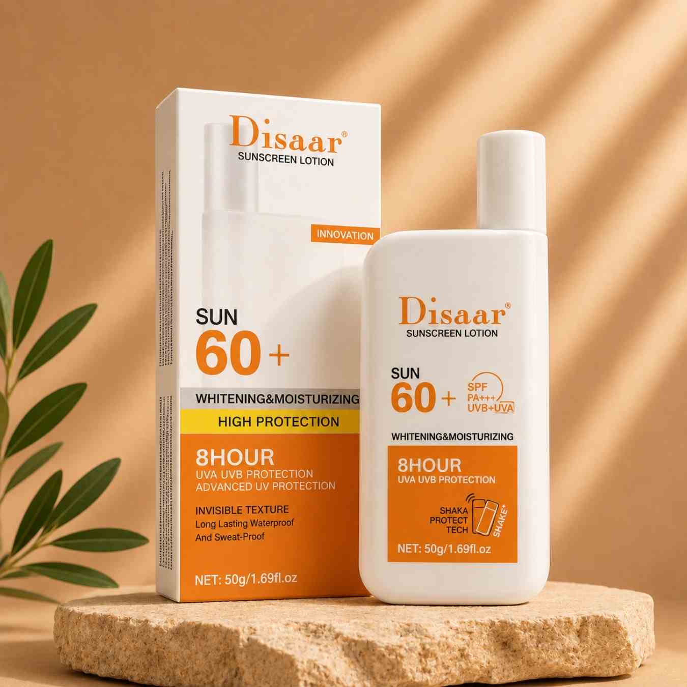 Disaar Sunscreen Serum Spf 60 50 ml - Blondas Cosmeticos | Blondas Paraguay