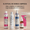 KIT DOBLE LIMPIEZA EFECTO PORCELANA + SERUM DE REGALO
