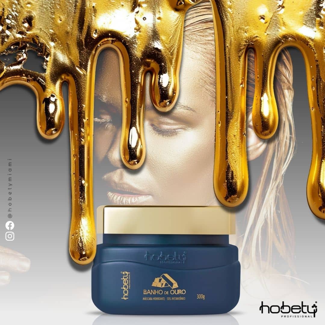 Hobety Banho De Ouro Masc 300 gr - Blondas Cosmeticos | Blondas Paraguay
