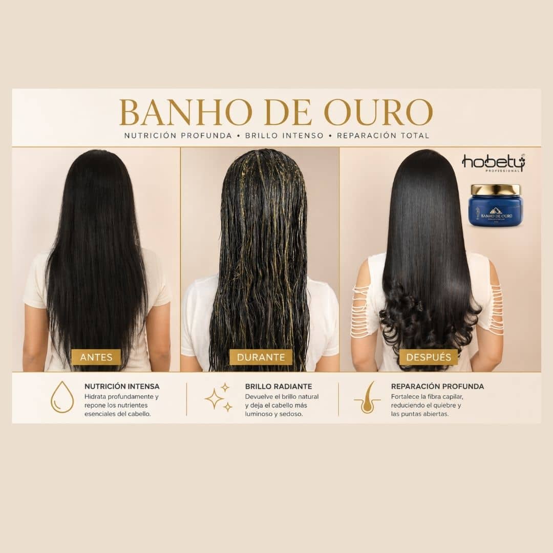 Hobety Banho De Ouro Masc 300 gr - Blondas Cosmeticos | Blondas Paraguay