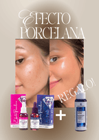 Kit Efecto Porcelana Dia y Noche + Tonico de Niacinamida de regalo - Blondas Cosmeticos | Blondas Paraguay