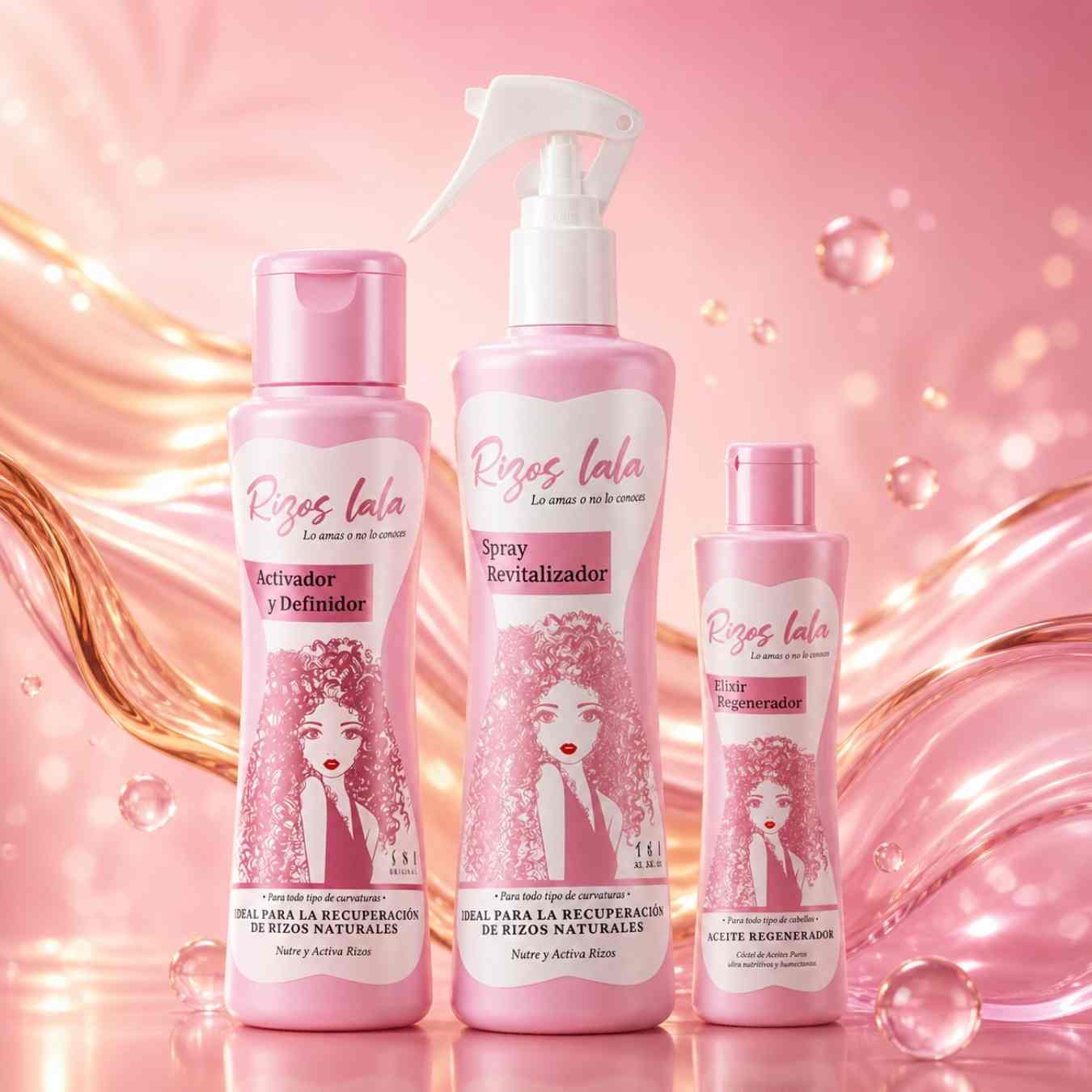 Kit Finalizador Rizos Lala - Definición y activación de Rizos - Rizos Lala | Blondas Paraguay