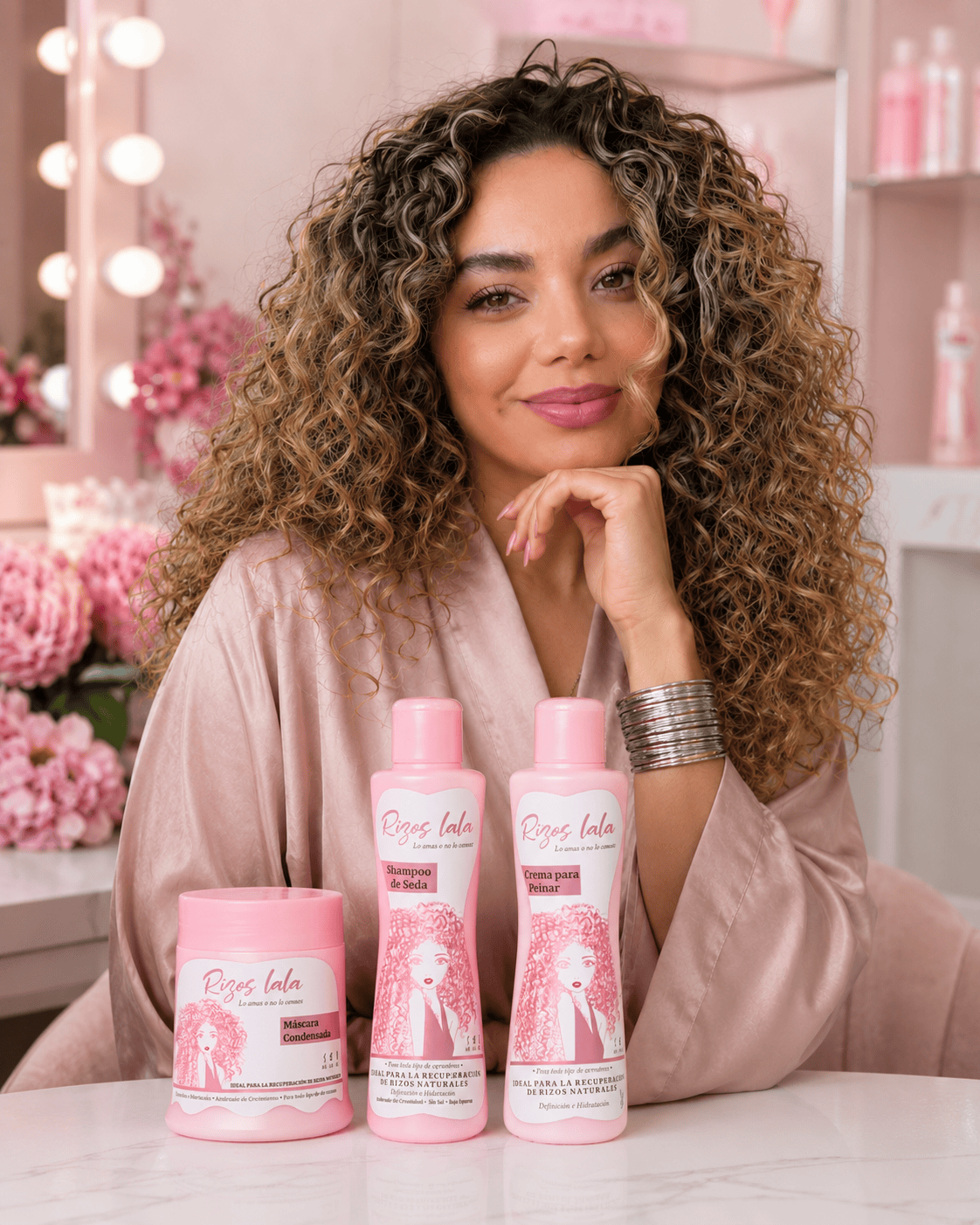 Kit Rizos Lala COMPLETO + Activador 300gr de REGALO - Recuperar rizos naturales - Rizos Lala | Blondas Paraguay