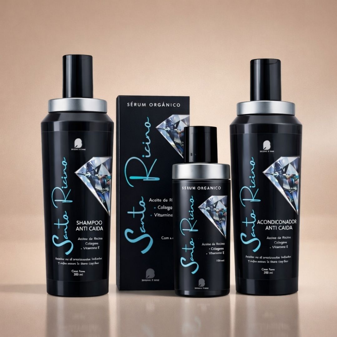 Kit Tratamiento Anticaída Santo Ricino — Blondas Cosméticos