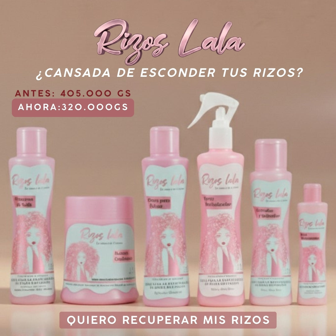 Kit Rescate Rizos Lala: Definición Extrema Y Control De Frizz