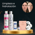 Leche Virginal Desmaquillante Bendita Tu Eres + Limpiador Facial Bendita Tu Eres + Esponja Facial Desmaquillante Rubyface + Contorno de Ojos Efecto Porcelana + Mascarilla Hidratante Ayvanna Rever · 5 productos — Quema de San Juan - Blondas | Blondas Paraguay