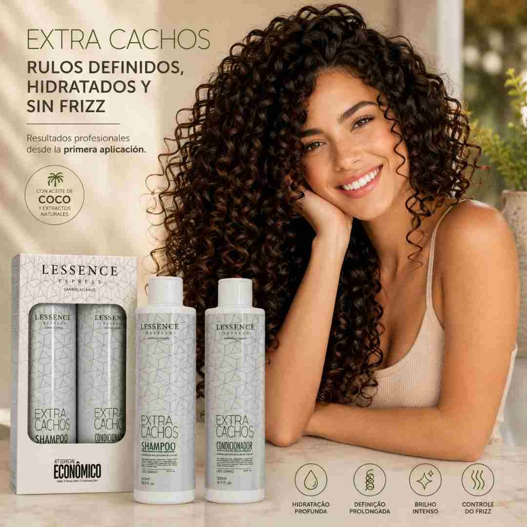 Lessence Kit Extra Cachos 300 ml - Lessence | Blondas Paraguay