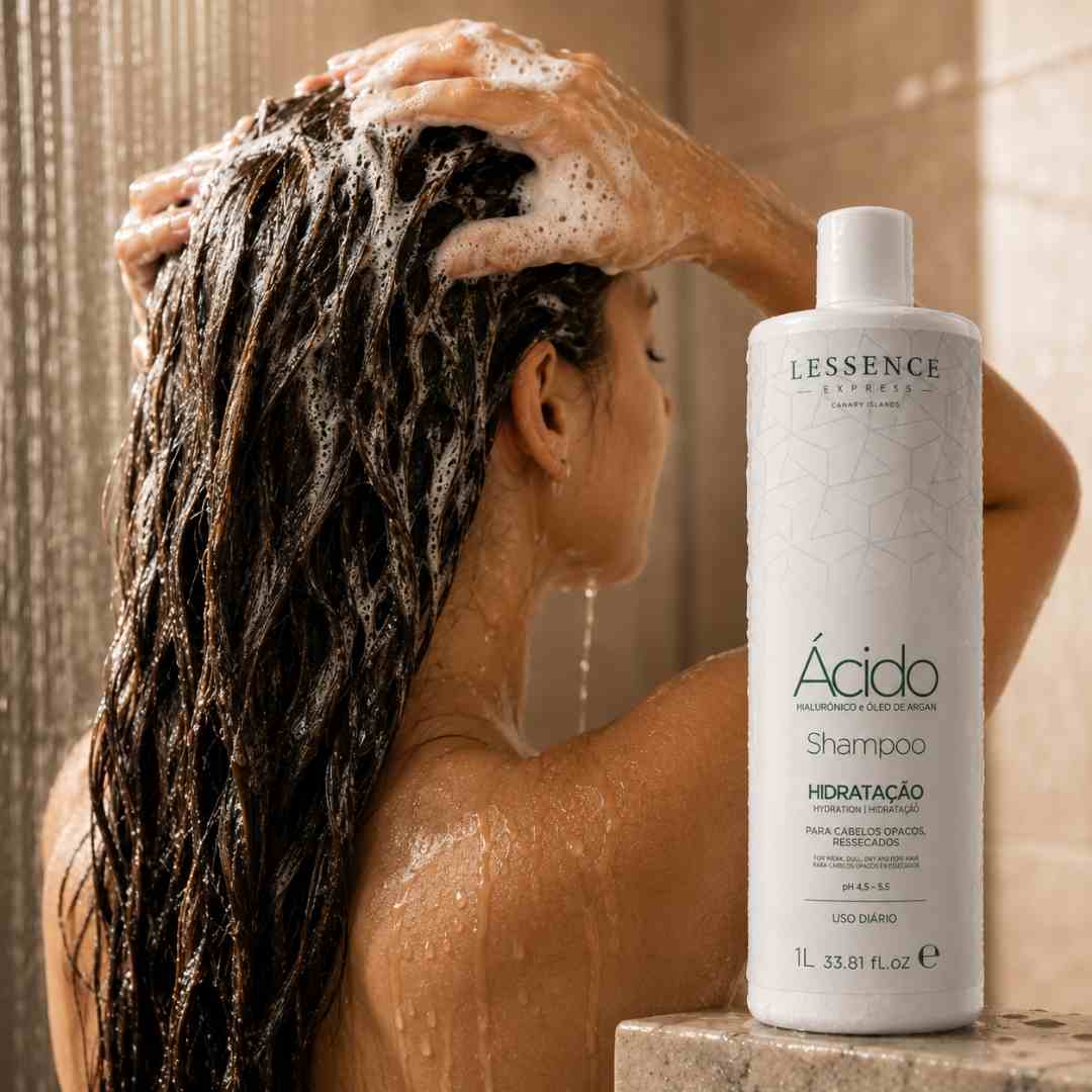 Lessence Shampoo Acido Hialuronico & Argan 1L - Lessence | Blondas Paraguay