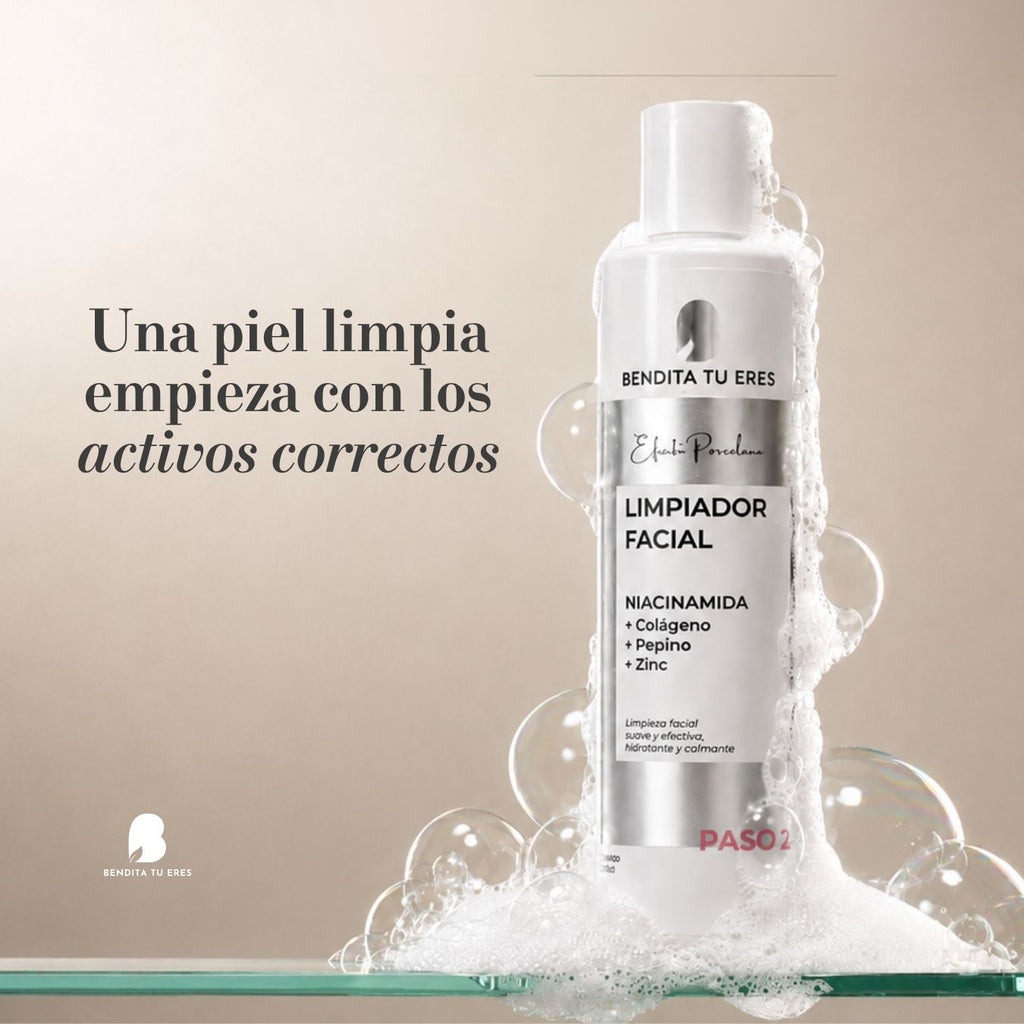Bendita tu eres Efecto Porcelana Limpiador Facial 230 ml