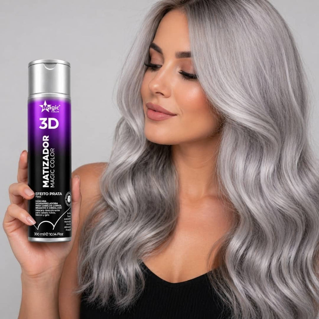 Magic Color 3D Matizador Plata 300 ml - Blondas Cosmeticos | Blondas Paraguay