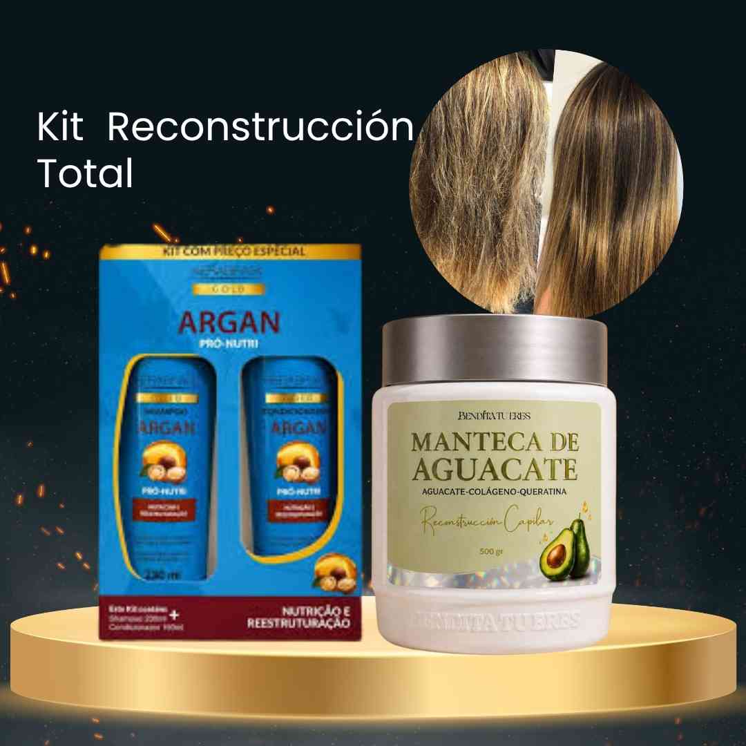 Manteca Capilar de Aguacate Bendita Tu Eres + Kit Argan Kerabrasil · 2 productos — Quema de San Juan - Blondas | Blondas Paraguay