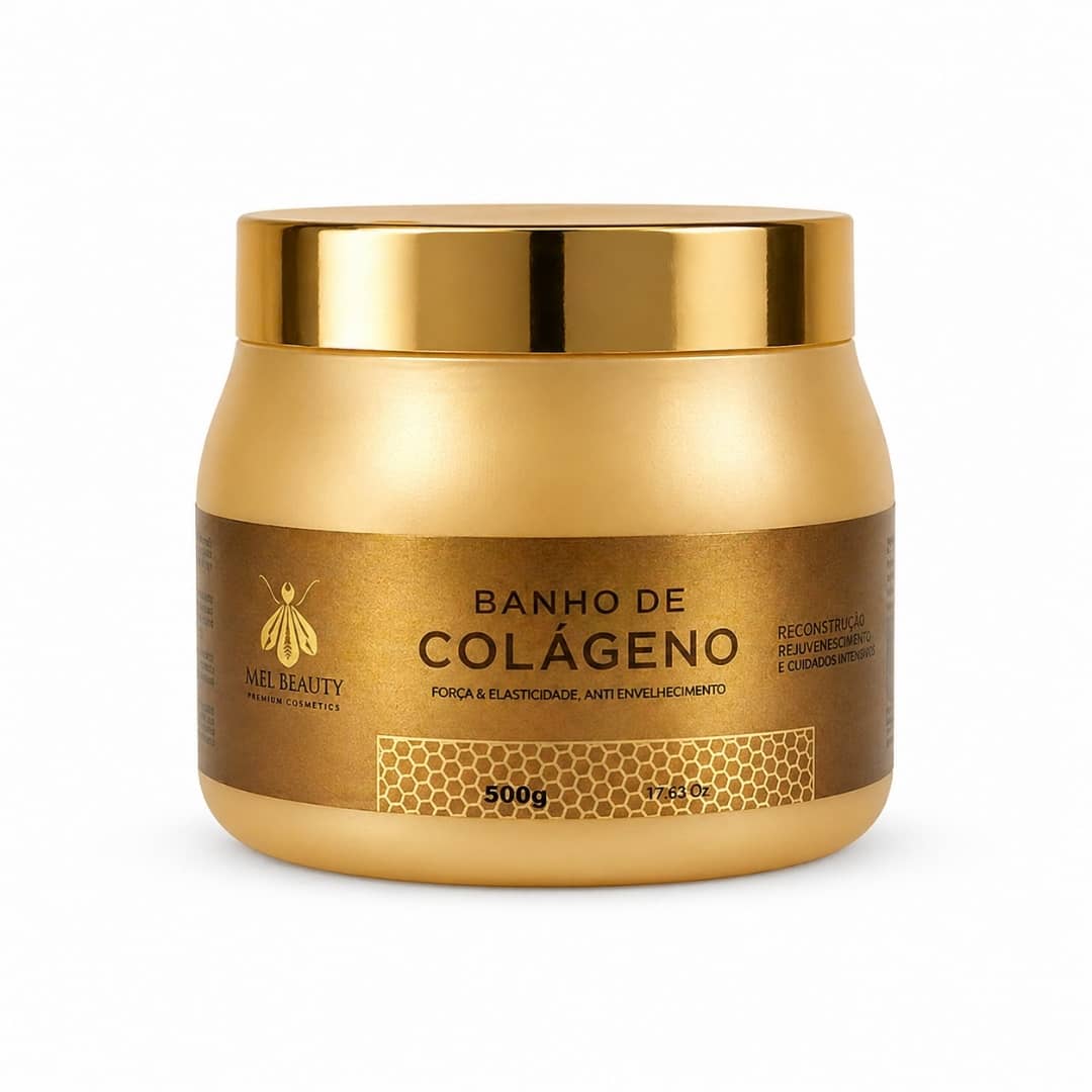 Mel Beauty Mascara Banho De Colageno 500Gr - Blondas Cosmeticos | Blondas Paraguay