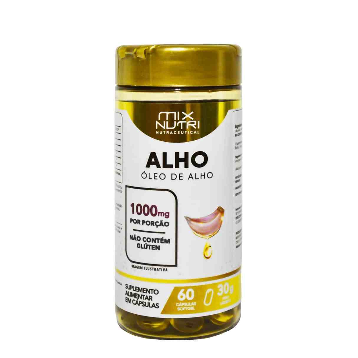 MIX NUTRI OLEO DE ALHO X 60 CAPS - MIX NUTRI | Blondas Paraguay