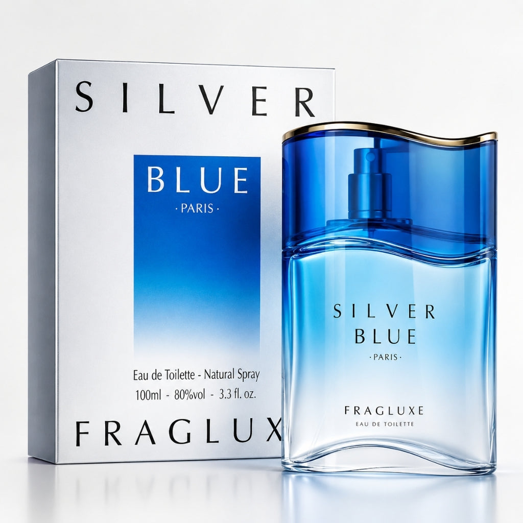 Fragluxe Perfume  Silver Blue For Men 100 ml