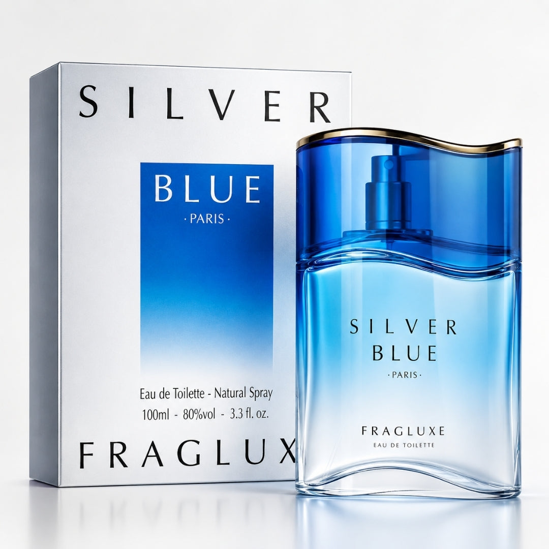 Fragluxe Perfume  Silver Blue For Men 100 ml
