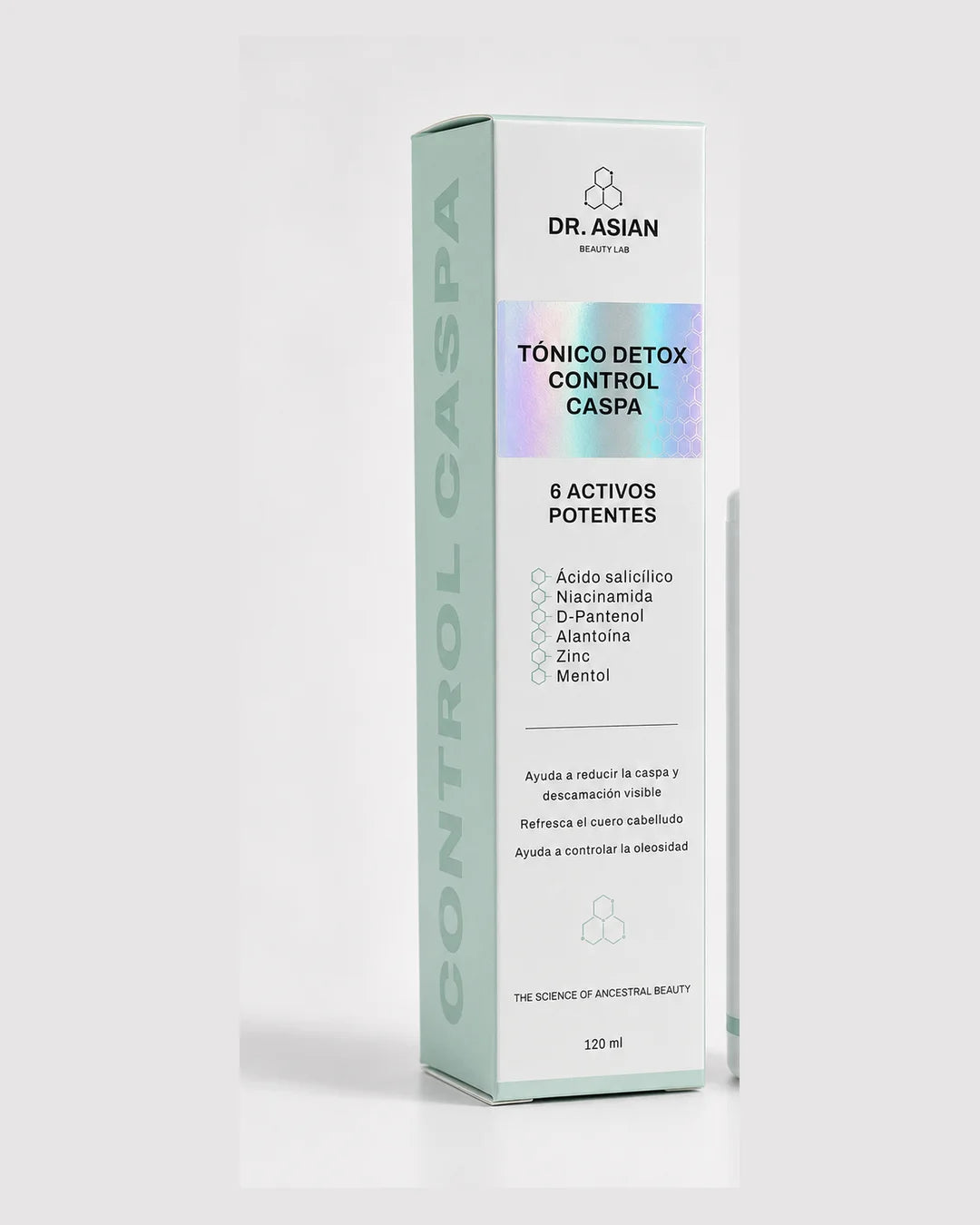 Caja del Tónico Detox Control Caspa Dr. Asian, línea Control Caspa