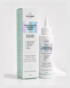 Caja y frasco del Tónico Detox Control Caspa Dr. Asian 120 ml