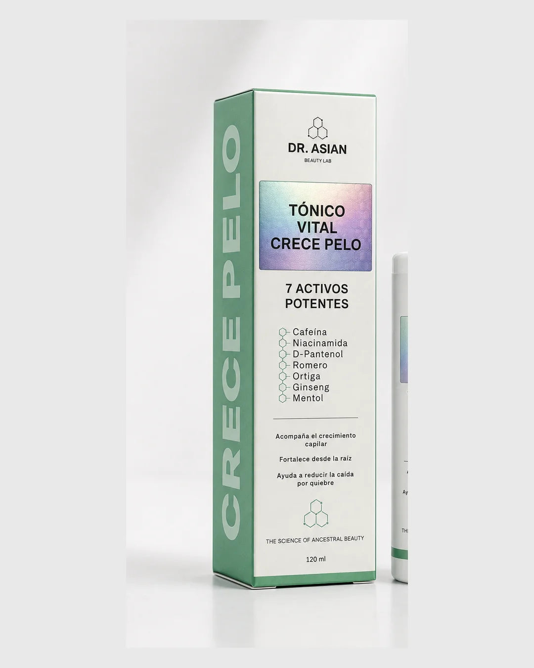 Caja del Tónico Vital Crece Pelo Dr. Asian, línea Crece