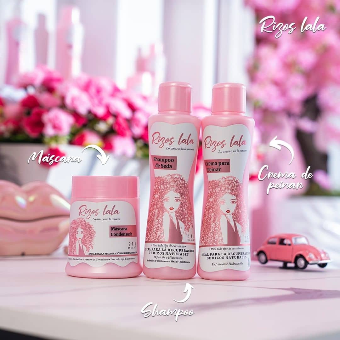 Kit básico Rizos Lala - Recuperación de Rizos, Rulos y Ondas - Kit Efecto Porcelana – Ritual Completo de 6 Pasos • Piel Luminosa en 7 Días
